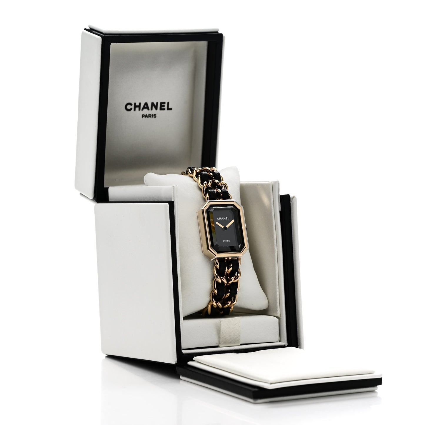 Stainless Steel Lambskin 20mm Chain Premiere Quartz Watch Gold