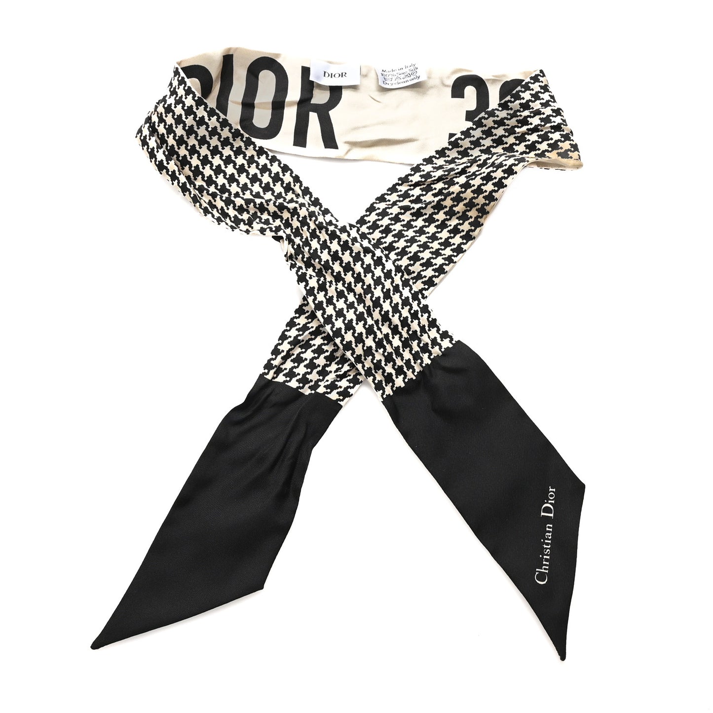 Silk 30 Montaigne Mitzah Scarf Black White