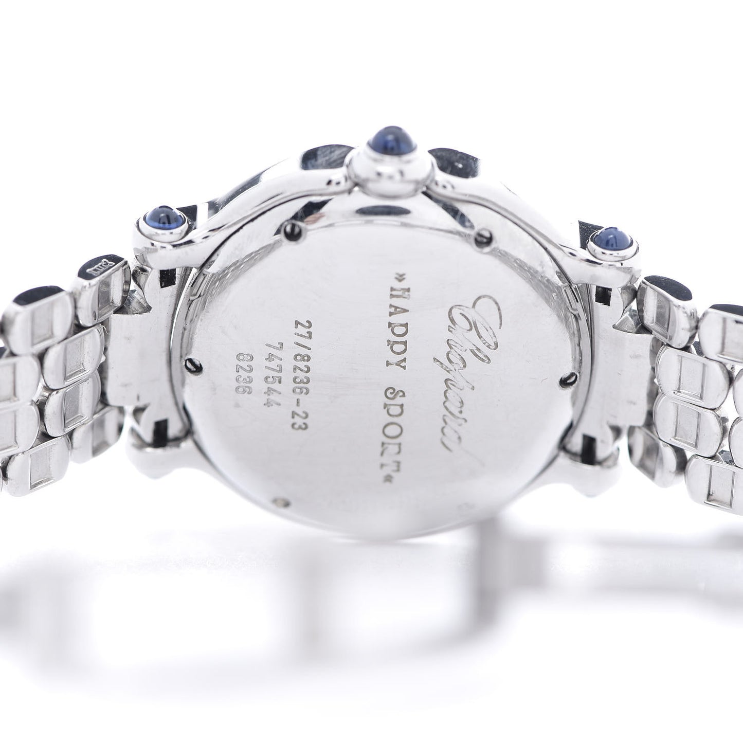 Stainless Steel 7 Diamond 32mm Happy Sport Quartz Watch