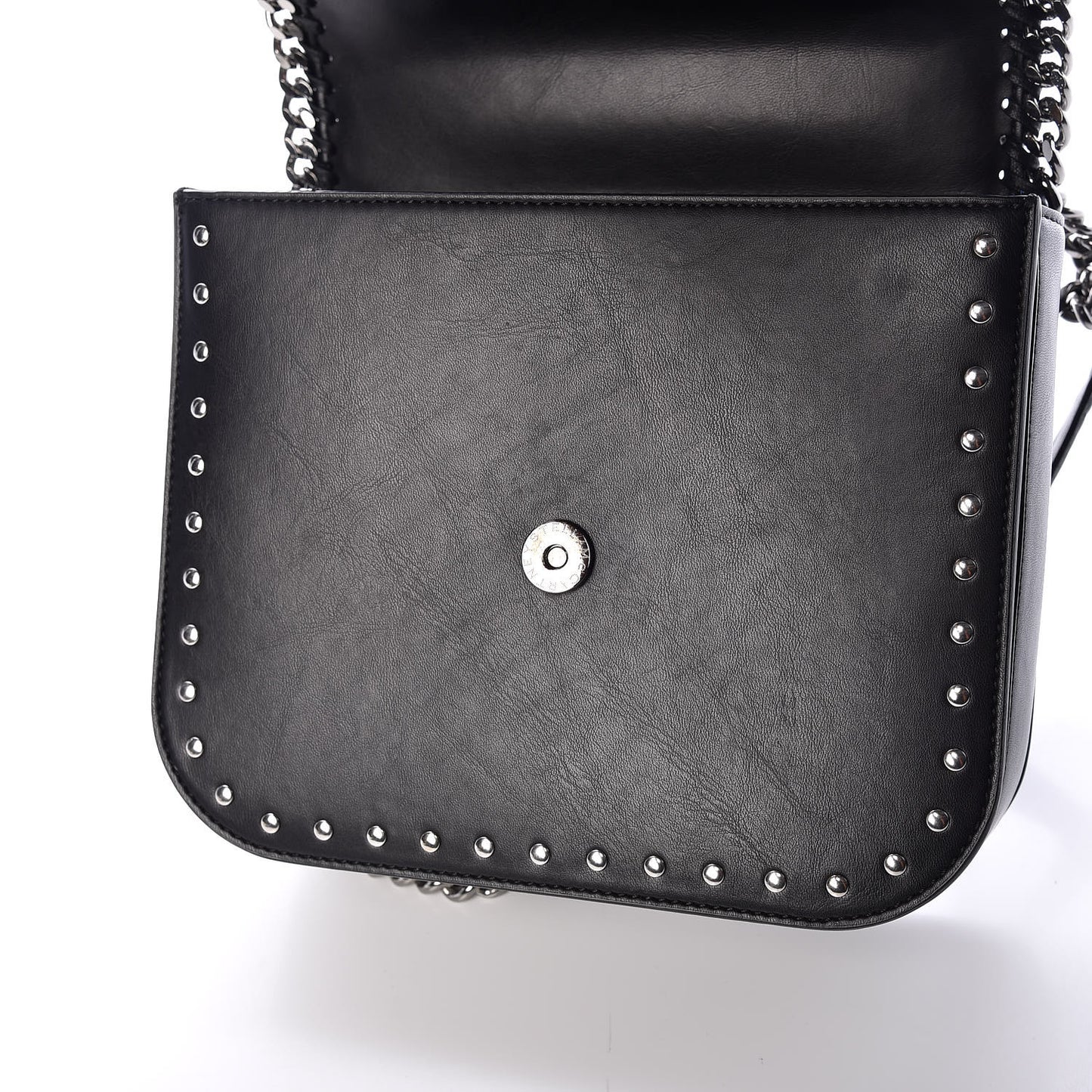 Eco Alter Nappa Medium Falabella Box Floral Embellished Shoulder Bag Black