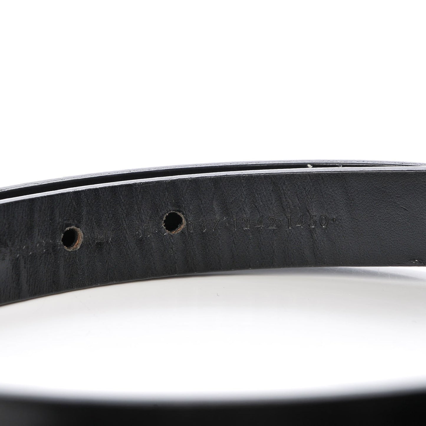 Calfskin Interlocking G Belt 80 32 Black