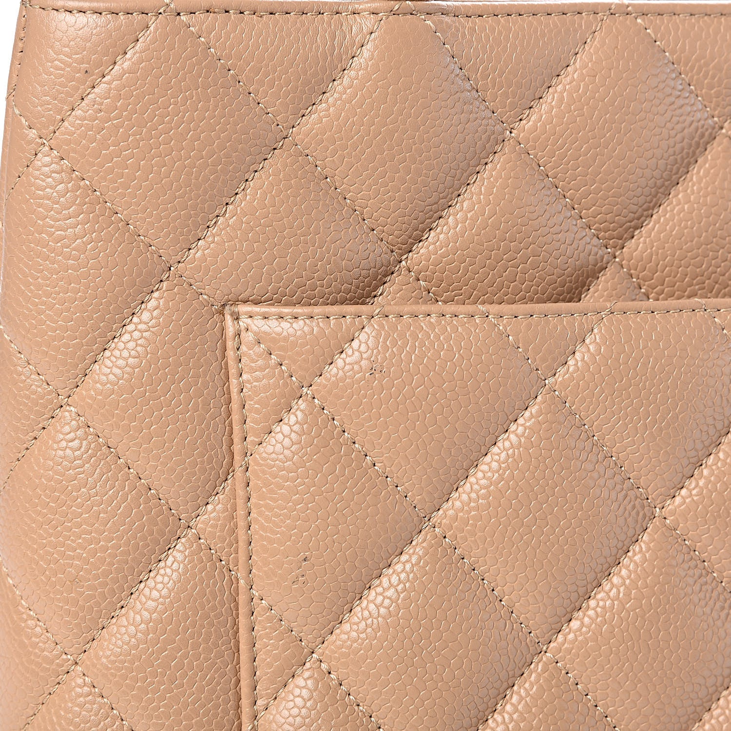 Chanel Caviar Quilted Medallion Tote Beige 13 of 19