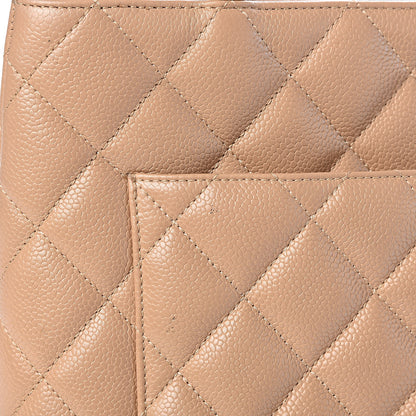 Chanel Caviar Quilted Medallion Tote Beige 13 of 19
