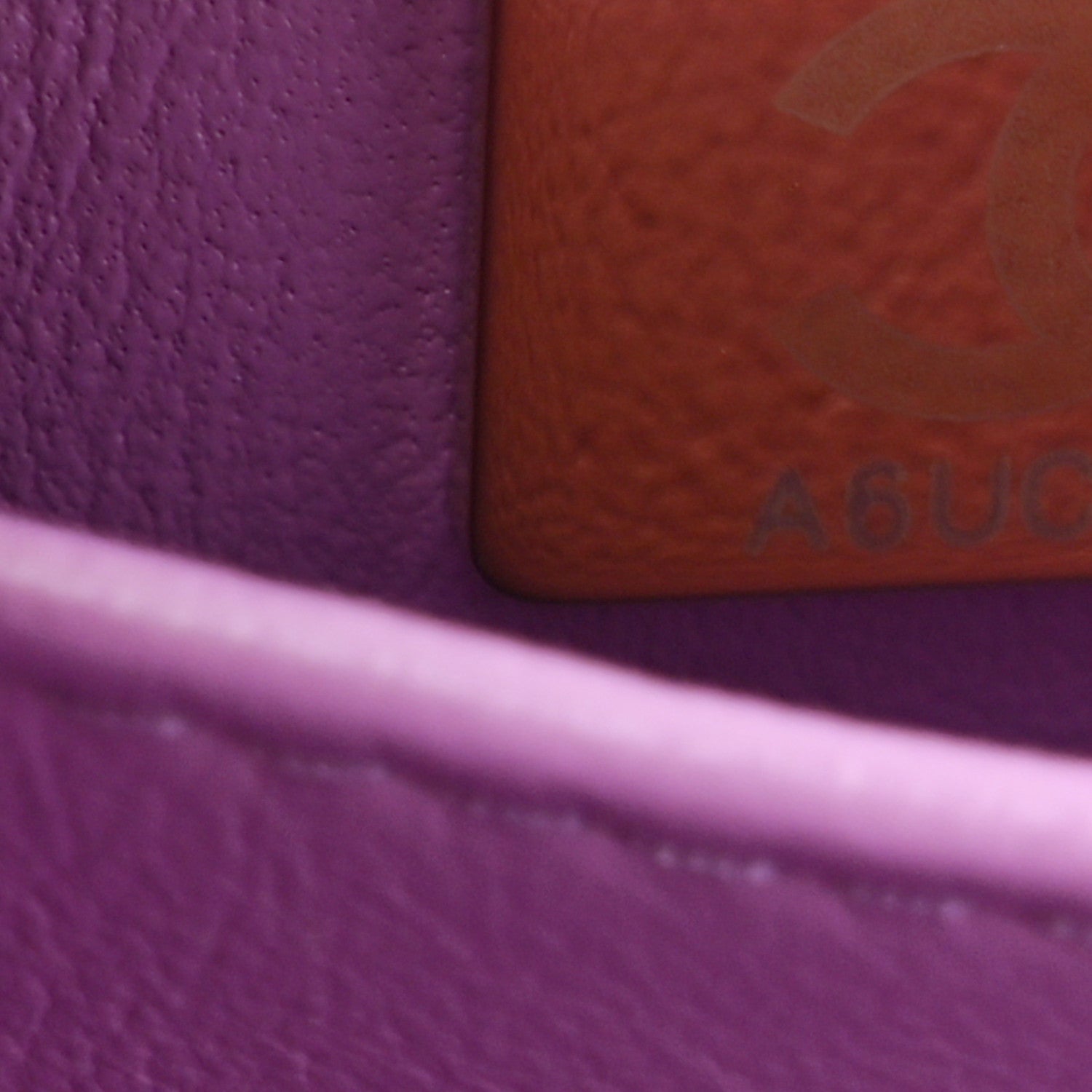 Chanel Caviar Quilted Small CC Vanity Case Purple 10 of 10