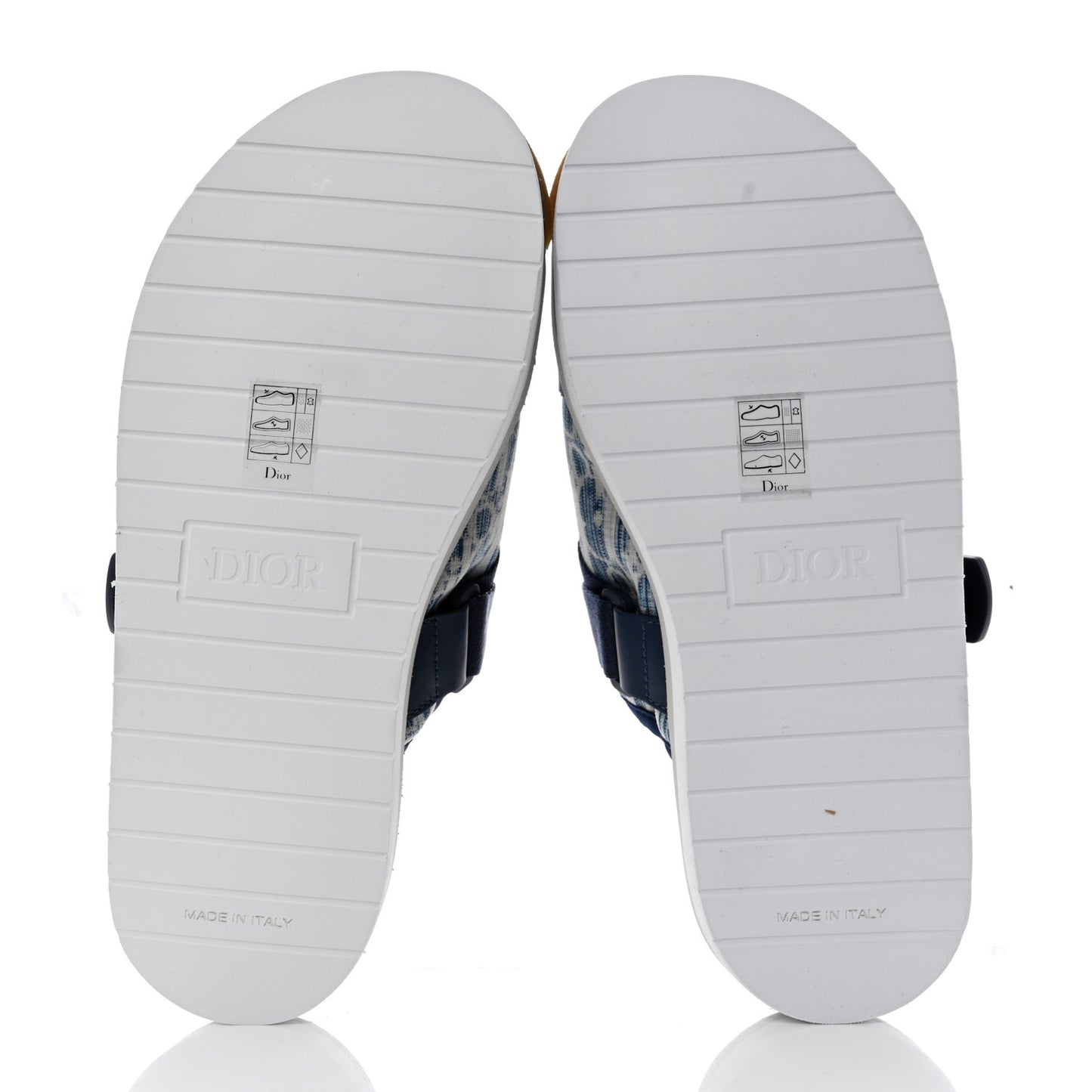 Oblique Denim Mens Alpha Sandals 40 Blue