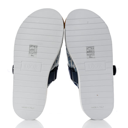 Christian Dior Oblique Denim Mens Alpha Sandals 40 Blue 5 of 10