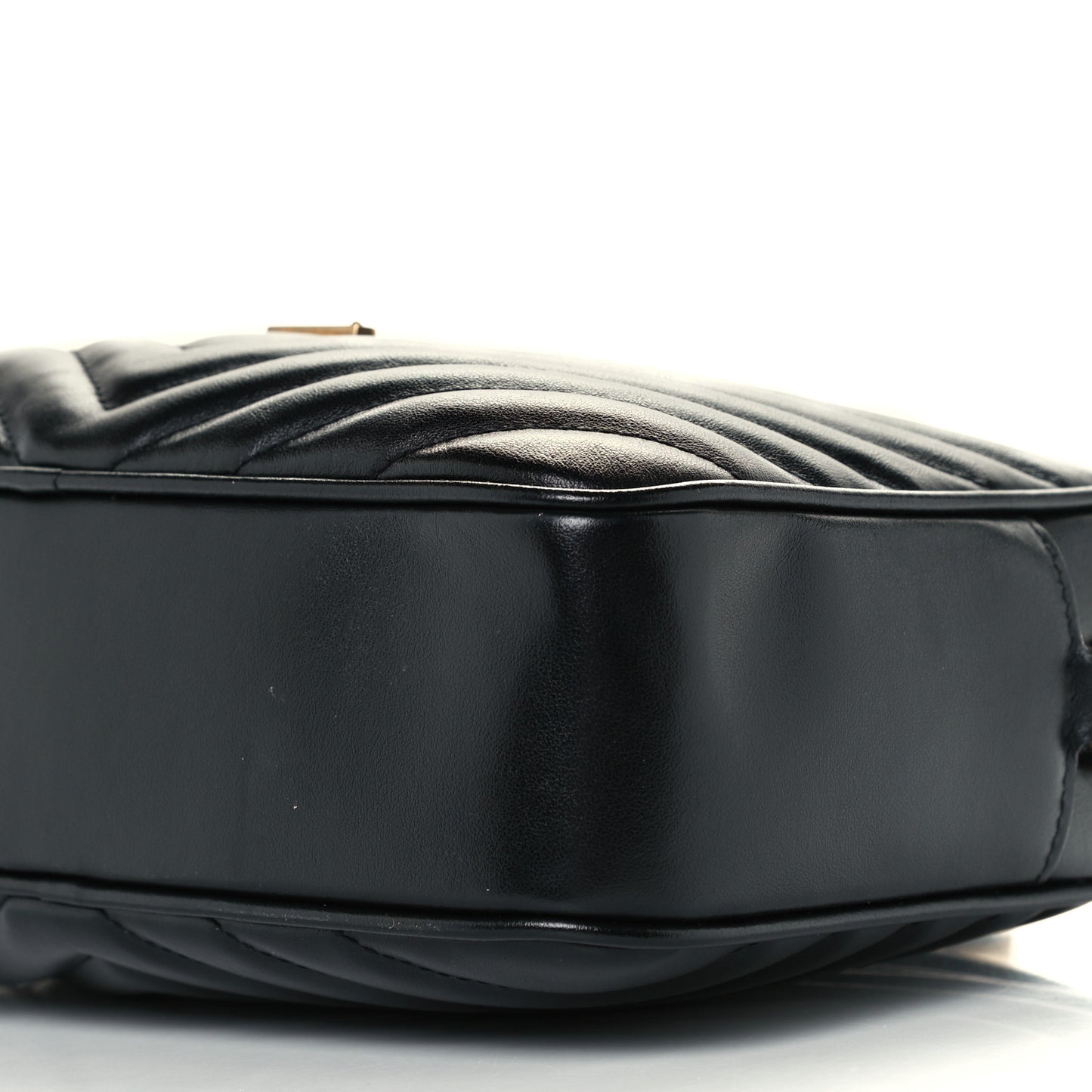 Calfskin Matelasse Monogram Lou Camera Bag Black