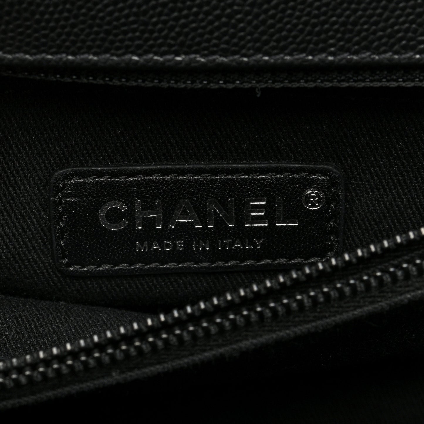 Caviar Chevron Quilted Small Coco Handle Flap So Black