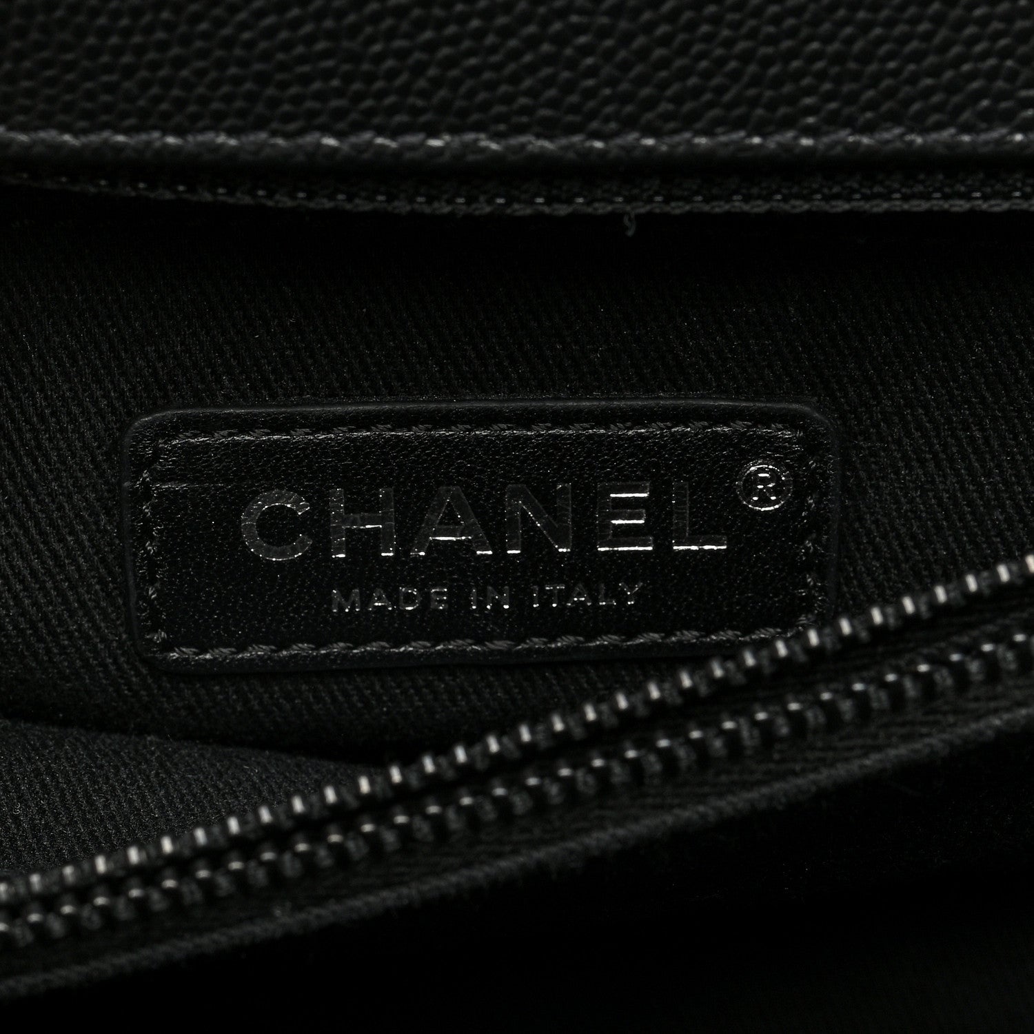 Chanel Caviar Chevron Quilted Small Coco Handle Flap So Black 6 of 10