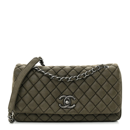 Chanel Iridescent Calfskin Quilted Small New Bubble Flap Brown 1 of 11