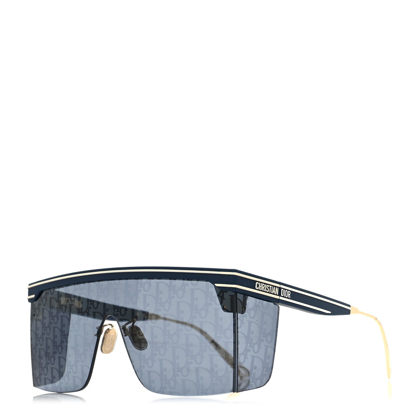 Oblique Diorclub M1U Mask Sunglasses Blue