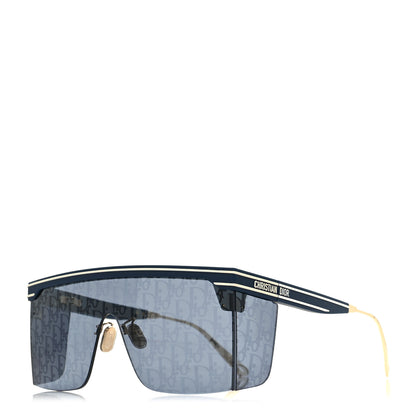 Christian Dior Oblique Diorclub M1U Mask Sunglasses Blue 1 of 8