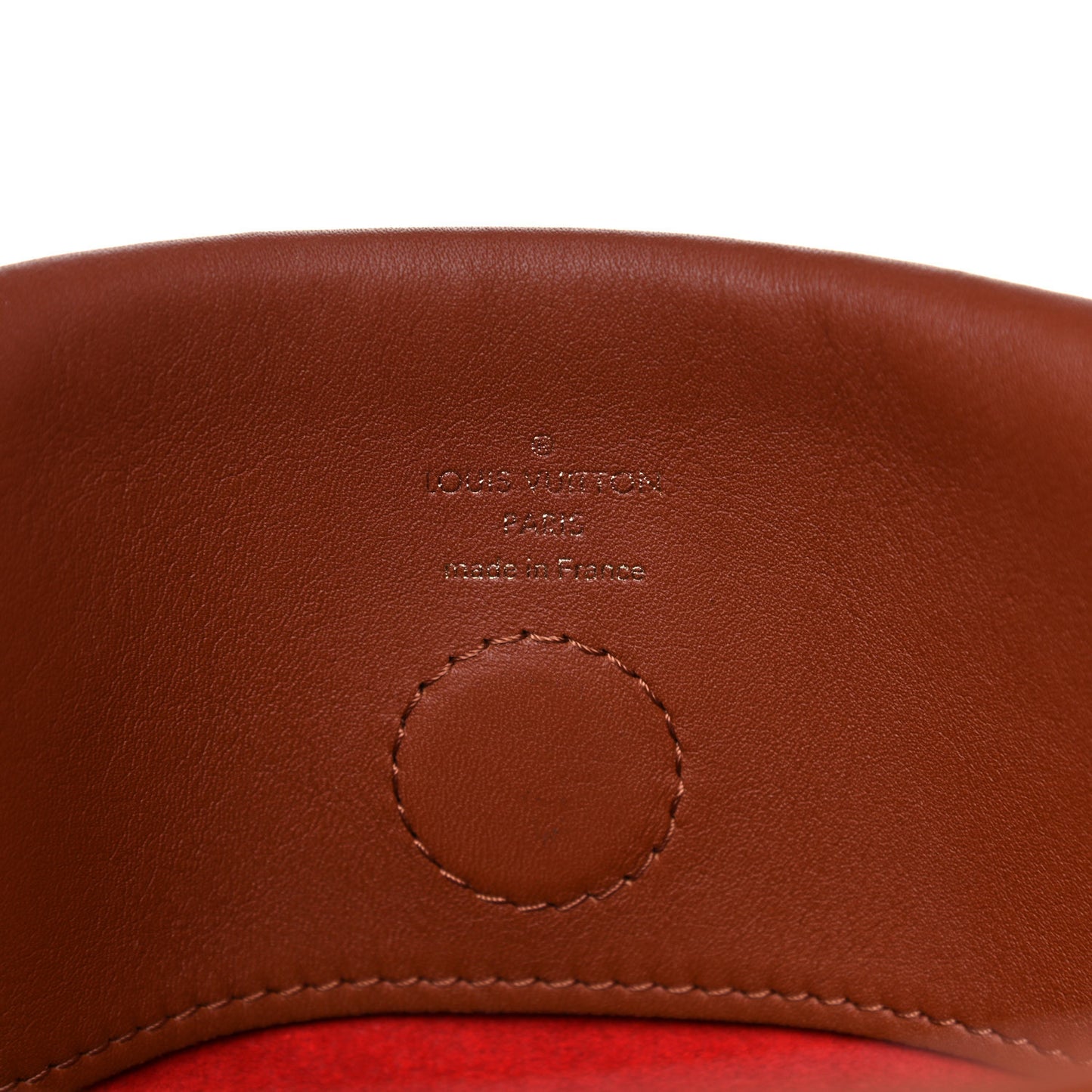 Monogram Tuileries Besace Caramel Rouge