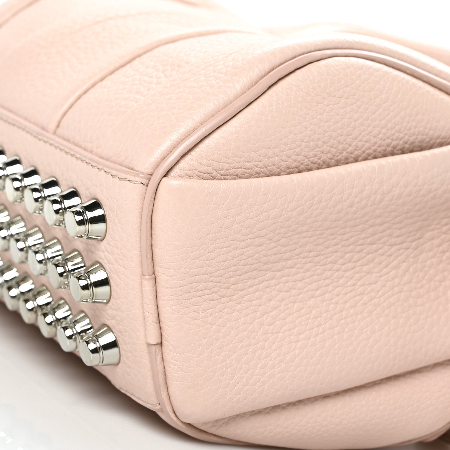 Alexander Wang Pebbled Lambskin Mini Rockie Pale Pink Pale Gold Hardware 8 of 8