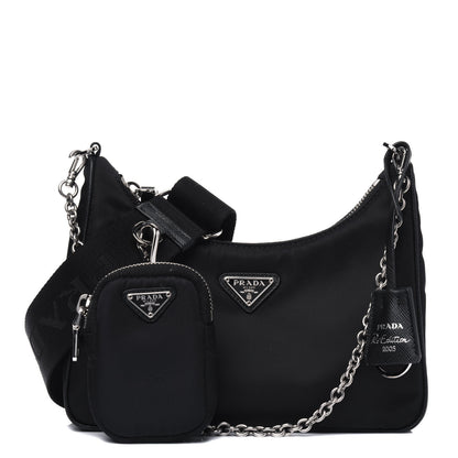 Prada Nylon Re-Edition 2005 Shoulder Bag Black 1 of 4