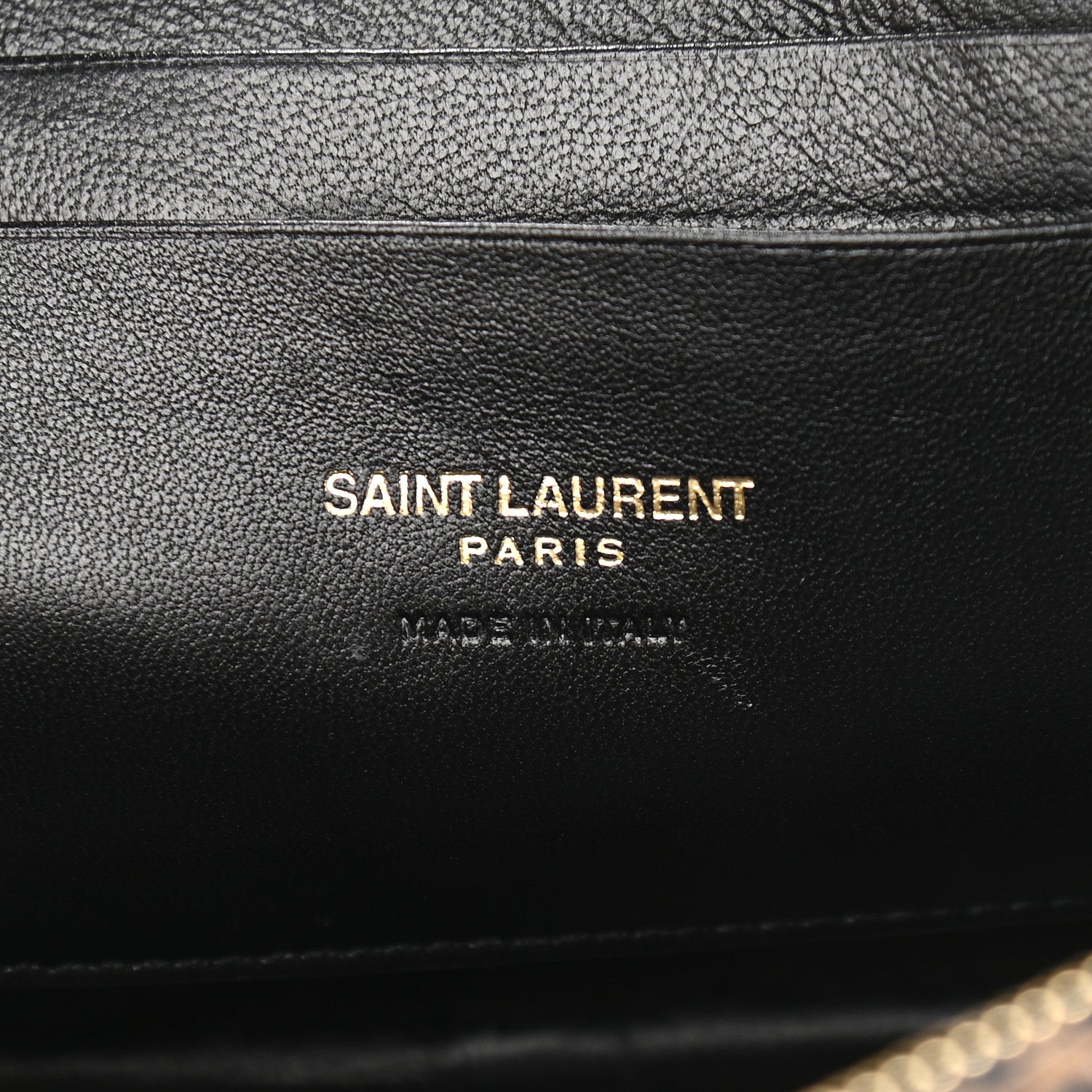 Saint Laurent Calfskin Heart Leopard Print Monogram Mini Lou Camera Bag Toffee 6 of 8