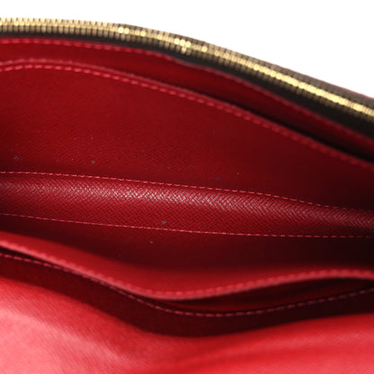 Louis Vuitton Monogram Emilie Wallet Red 5 of 6