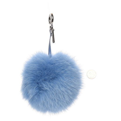Fendi Fox Fur Shiny Nappa Bi-Color H ABCharm Bag Charm Nebula Testa Di Moro 2 of 5