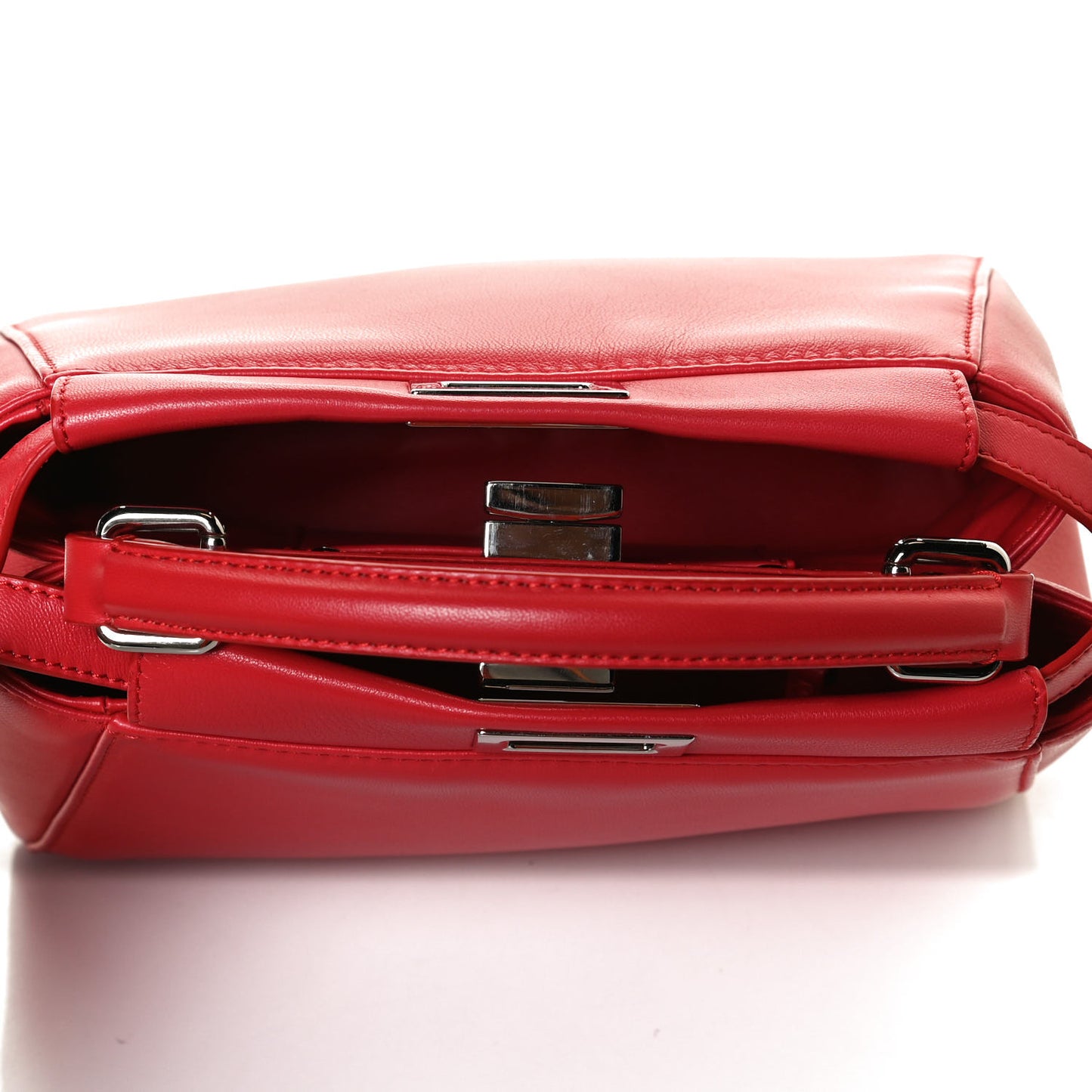 Nappa Mini Peekaboo Iconic Satchel Fiamma