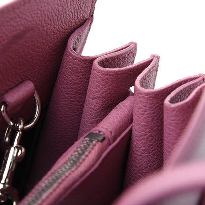 Saint Laurent Grained Calfskin Small Sac De Jour Dark Rose 21 of 33