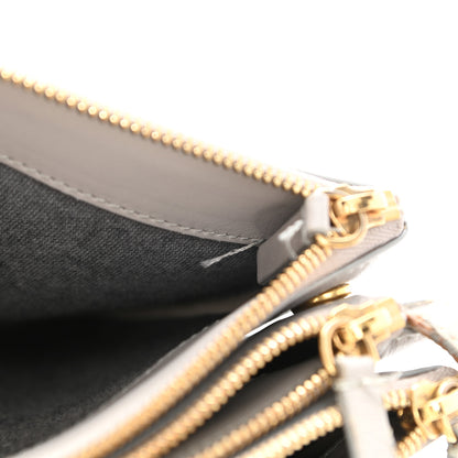 Celine Lambskin Large Trio Crossbody Bag Smoke 19 of 21