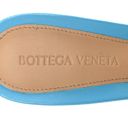 Bottega Veneta Lambskin Stretch Mule Sandals 38 Sky Blue 6 of 8