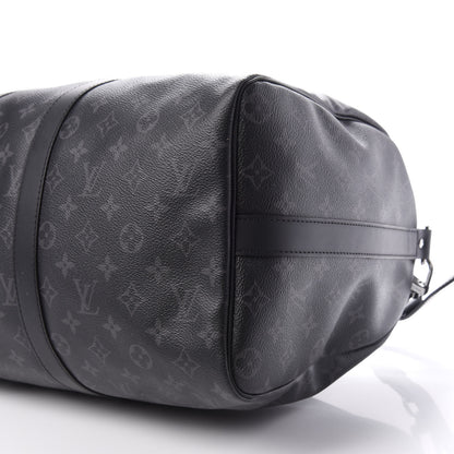 Louis Vuitton Monogram Eclipse Keepall Bandouliere 45 9 of 9
