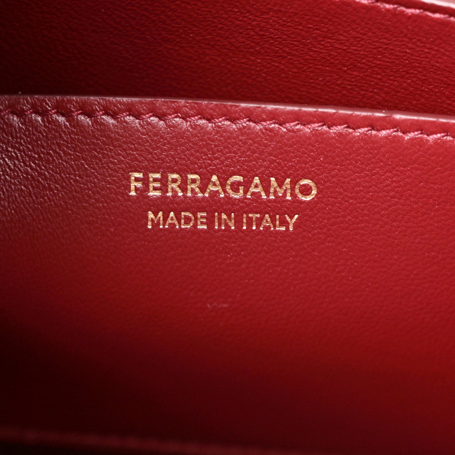 Salvatore Ferragamo Calfskin Medium Hug Bag Burgundy Oxblood 7 of 11