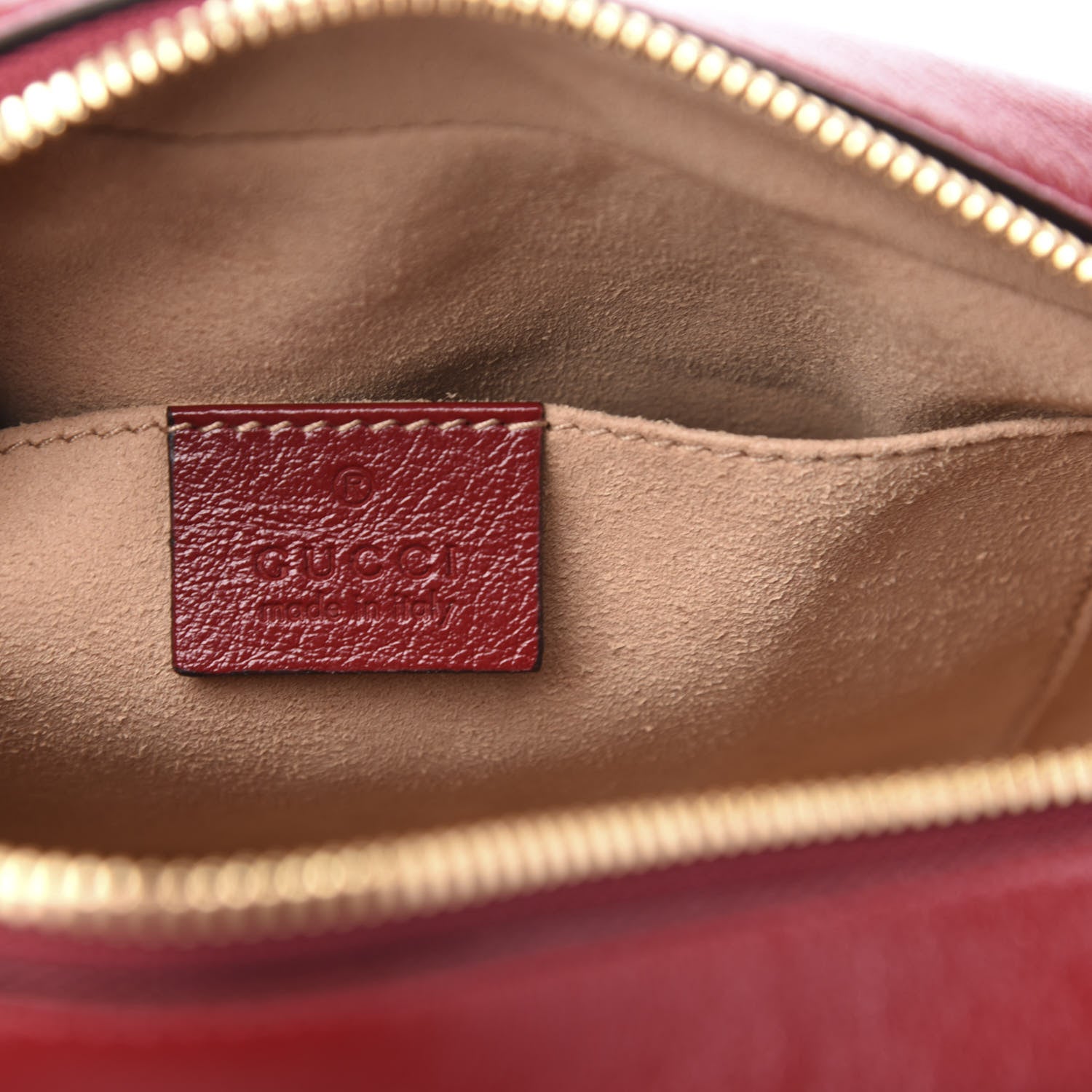 Gucci Monogram Azalea Calfskin Matelasse Diagonal Small GG Marmont Chain Shoulder Bag Beige Ebony New Cherry Red 6 of 11