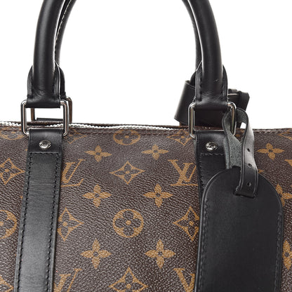 Louis Vuitton Monogram Macassar Keepall Bandouliere 45 10 of 10