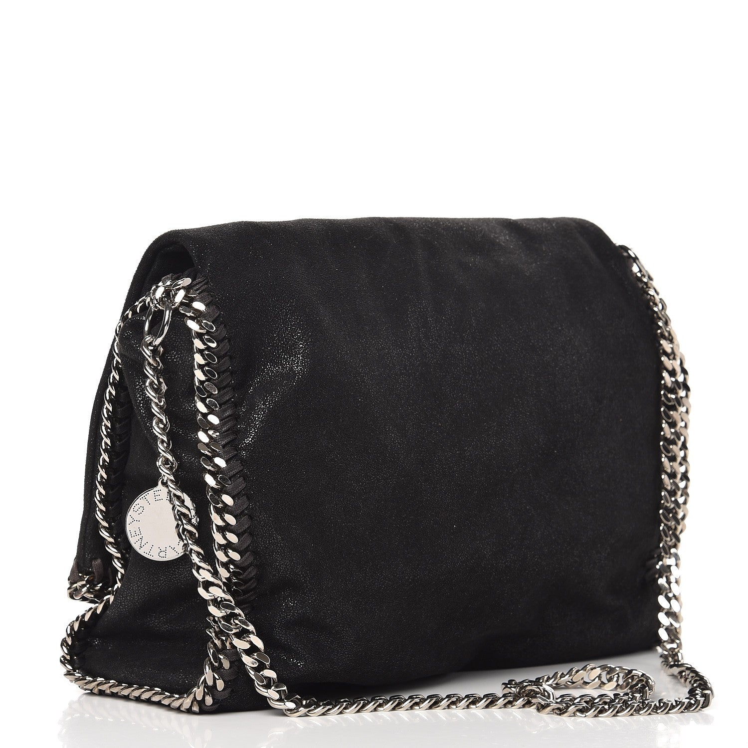 Stella McCartney Shaggy Deer Falabella Messenger Black 3 of 6