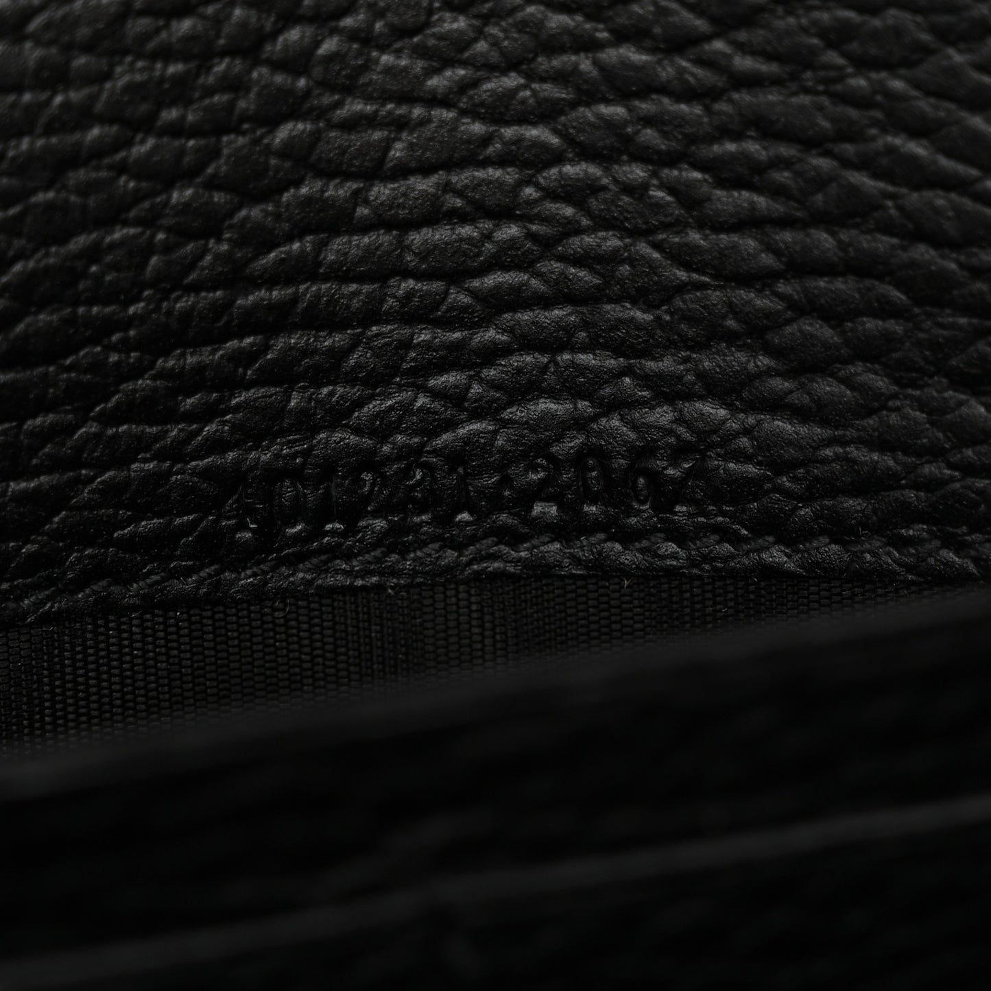 Calfskin Mini Dionysus Chain Wallet Black