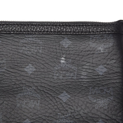 MCM Visetos Medium Crossbody Pouch Black 10 of 11