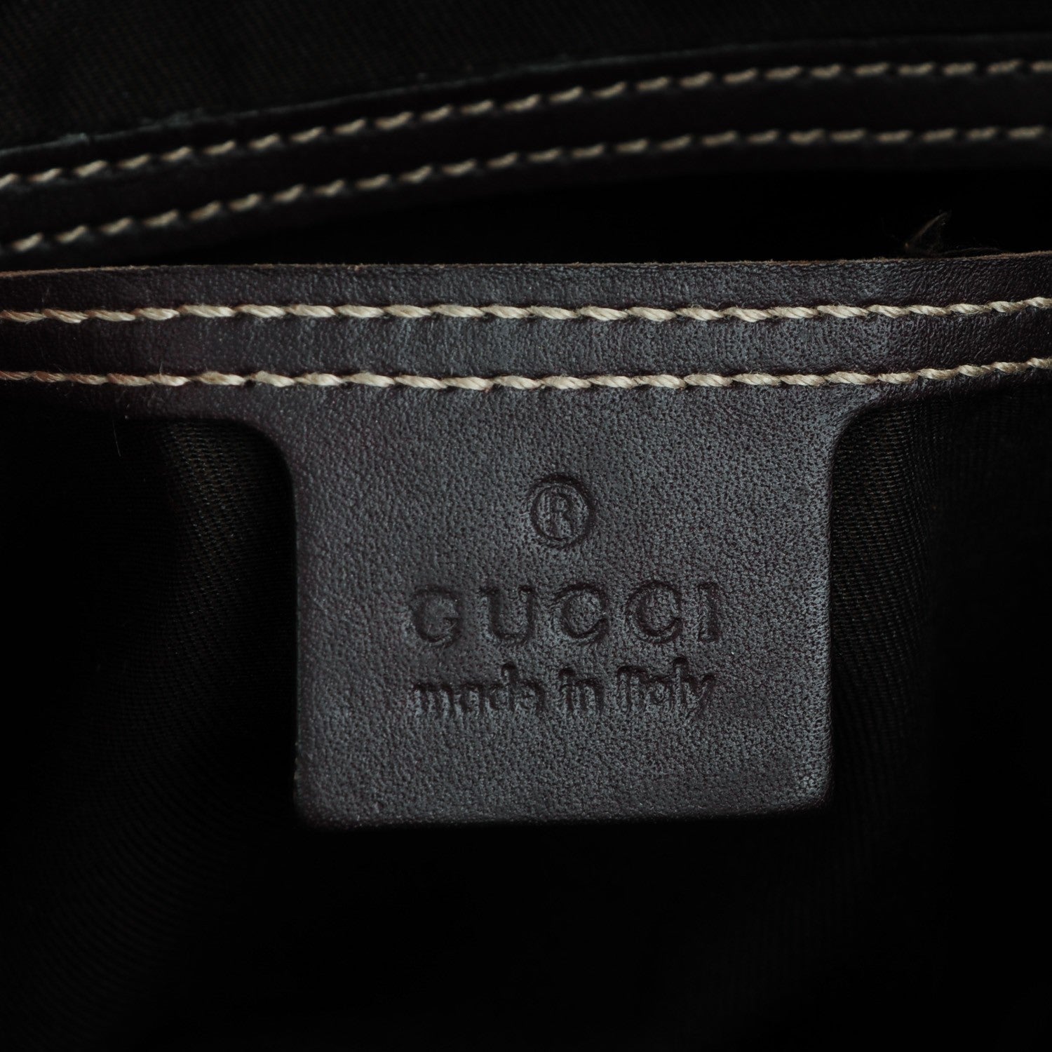 Gucci GG Supreme Monogram Small Flat Messenger Bag Dark Brown 6 of 7