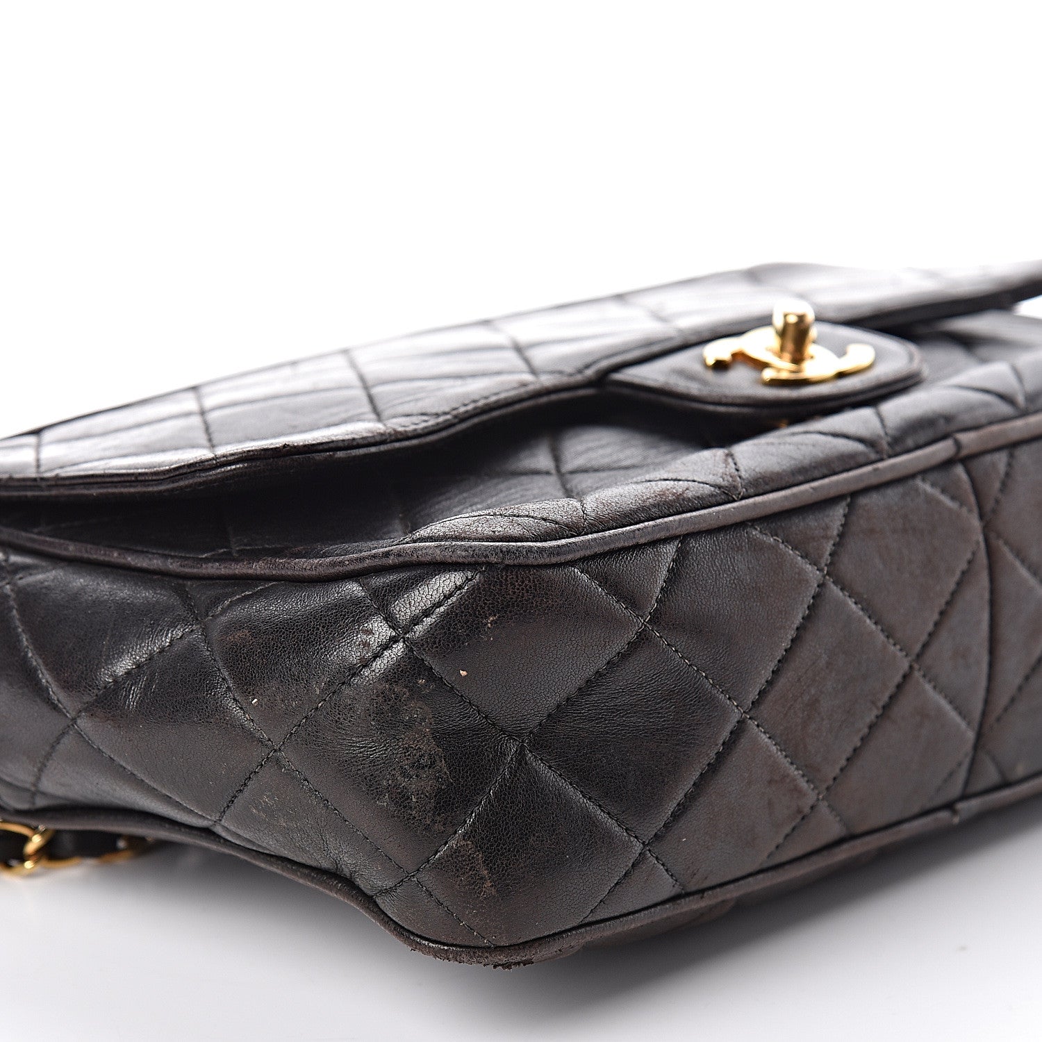 Chanel Lambskin Quilted Camera Case Black 12 of 15