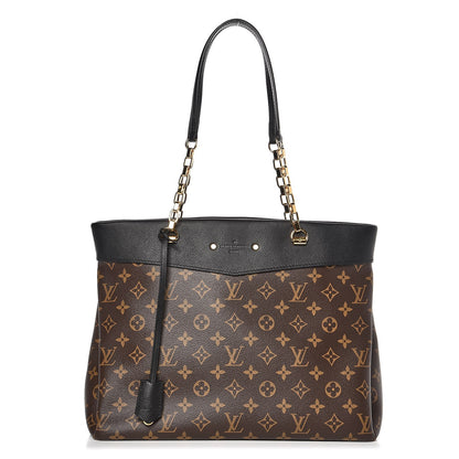 Louis Vuitton Monogram Pallas Shopper Black 1 of 6