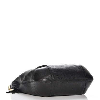 Gucci Pebbled Calfskin Medium Soho Chain Hobo Black 4 of 7