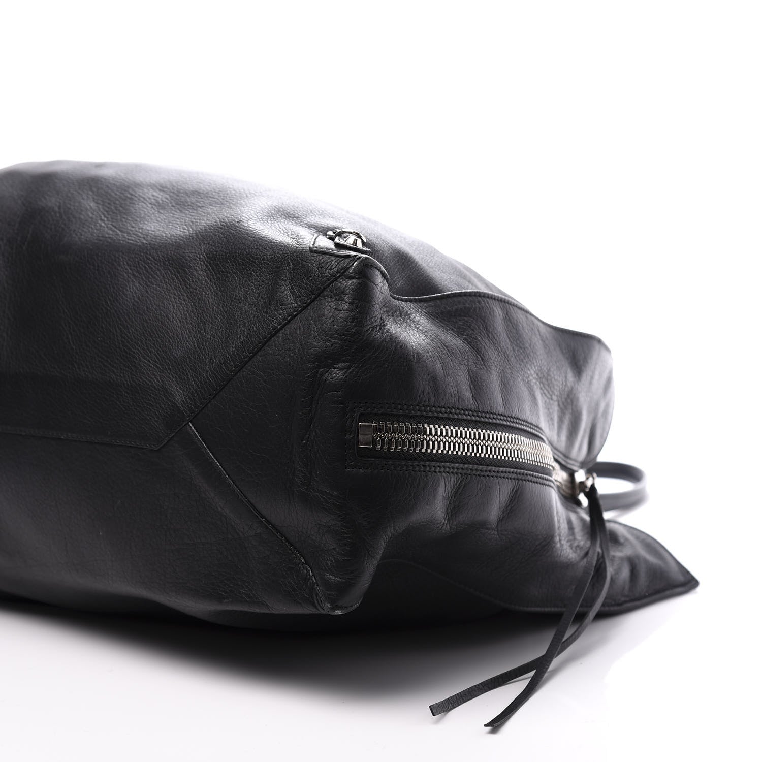 Balenciaga Supple Calfskin Papier A4 Zip Around Tote Black 9 of 11