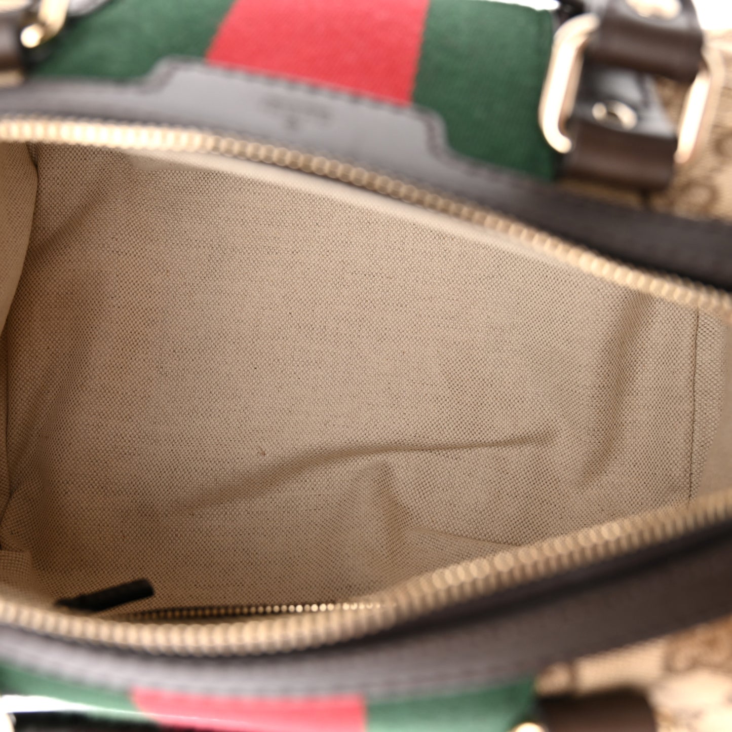 Monogram Vintage Web Small Boston Dark Brown