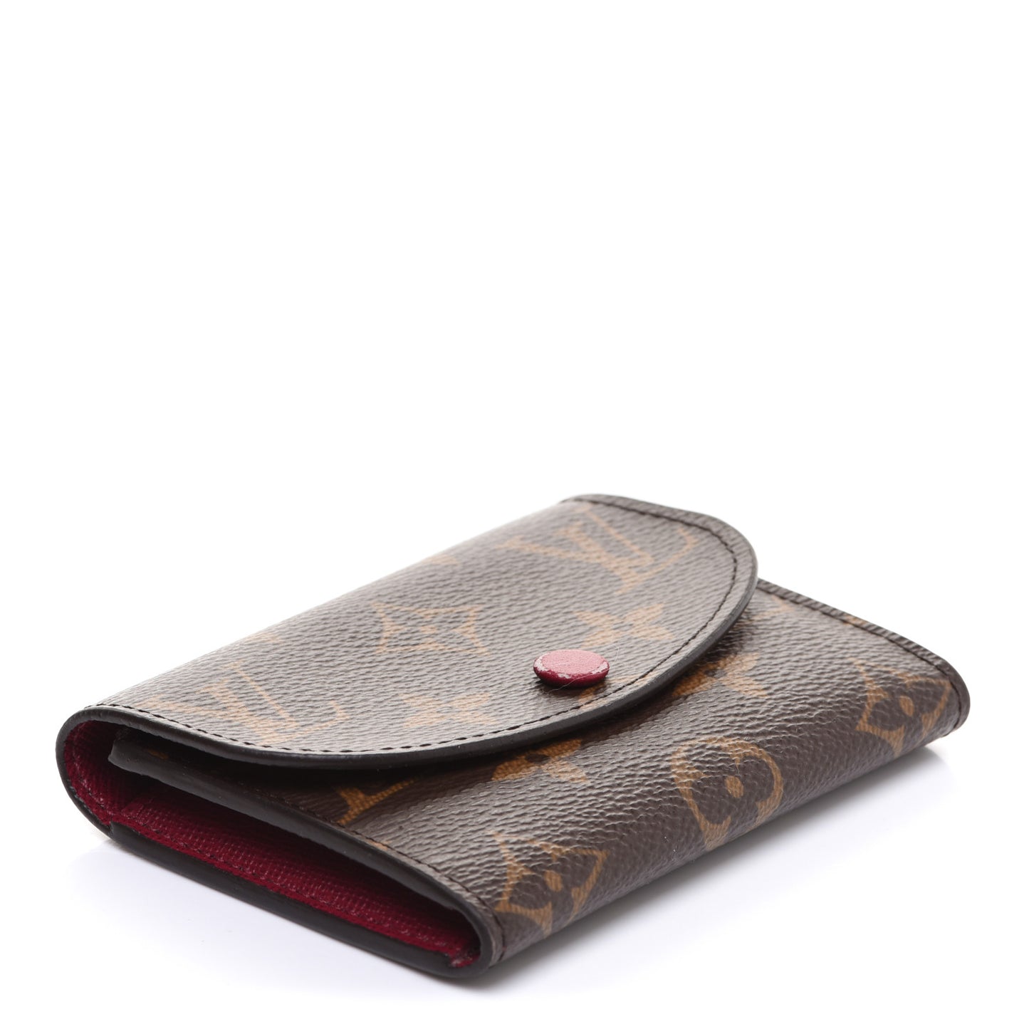 Monogram Rosalie Coin Purse Fuchsia