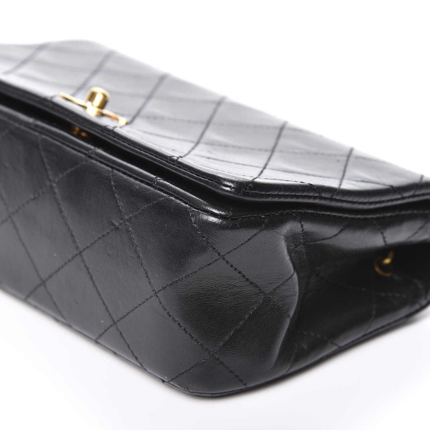 Chanel Lambskin Quilted Mini Flap Black 6 of 10