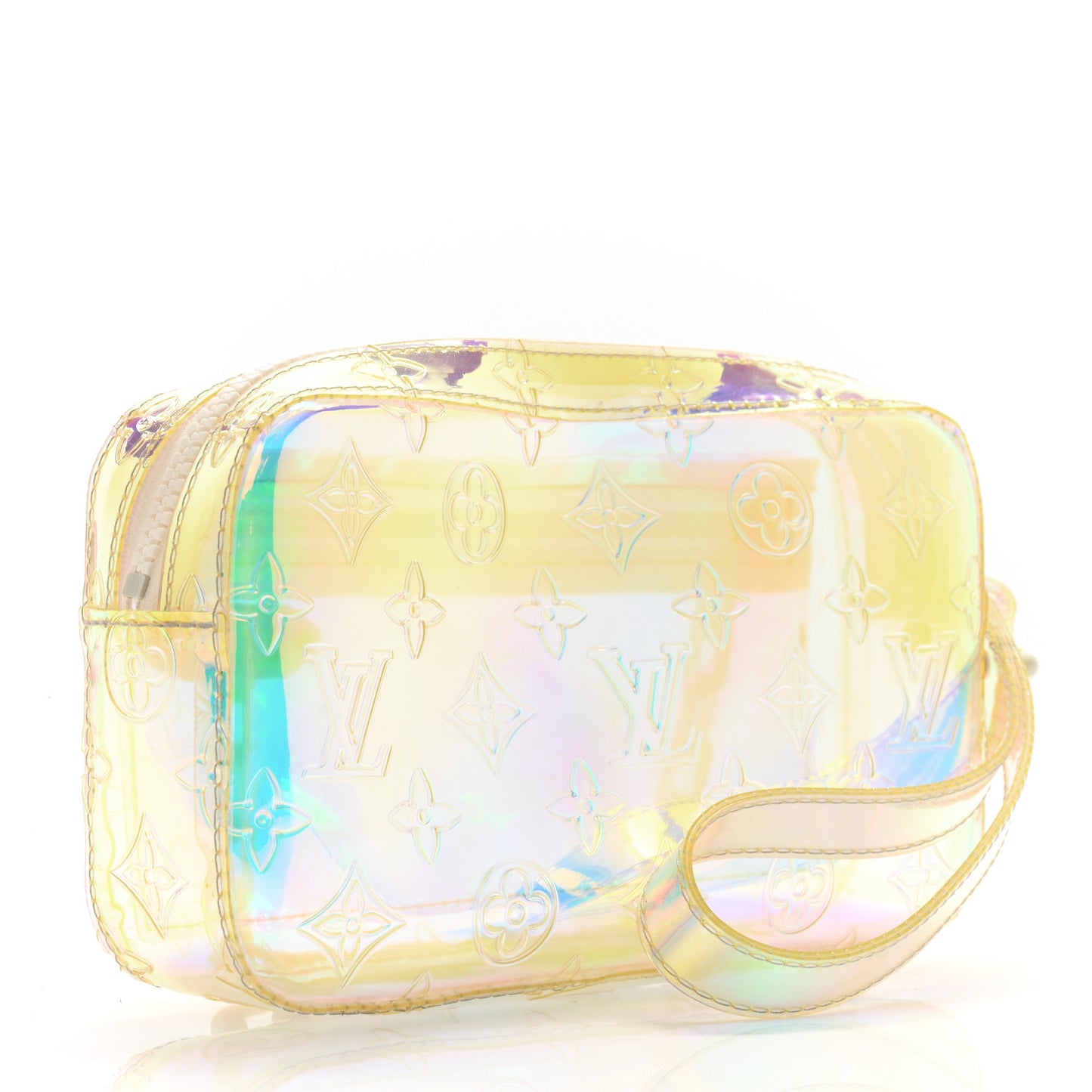 PVC Monogram Pochette Volga Iridescent Prism
