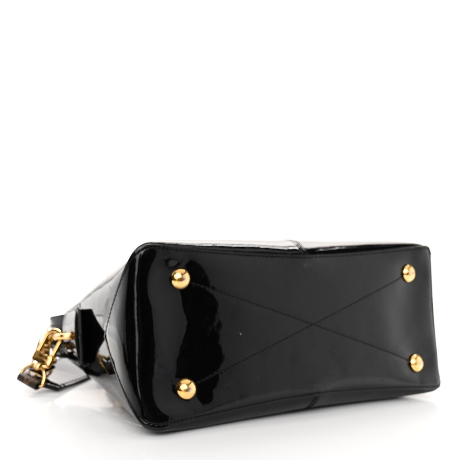 Louis Vuitton Patent Calfskin Miroir Tote Black 4 of 10