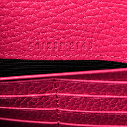 Gucci Dollar Calfskin Crystal Mini Dionysus Chain Wallet Box Pink 9 of 12
