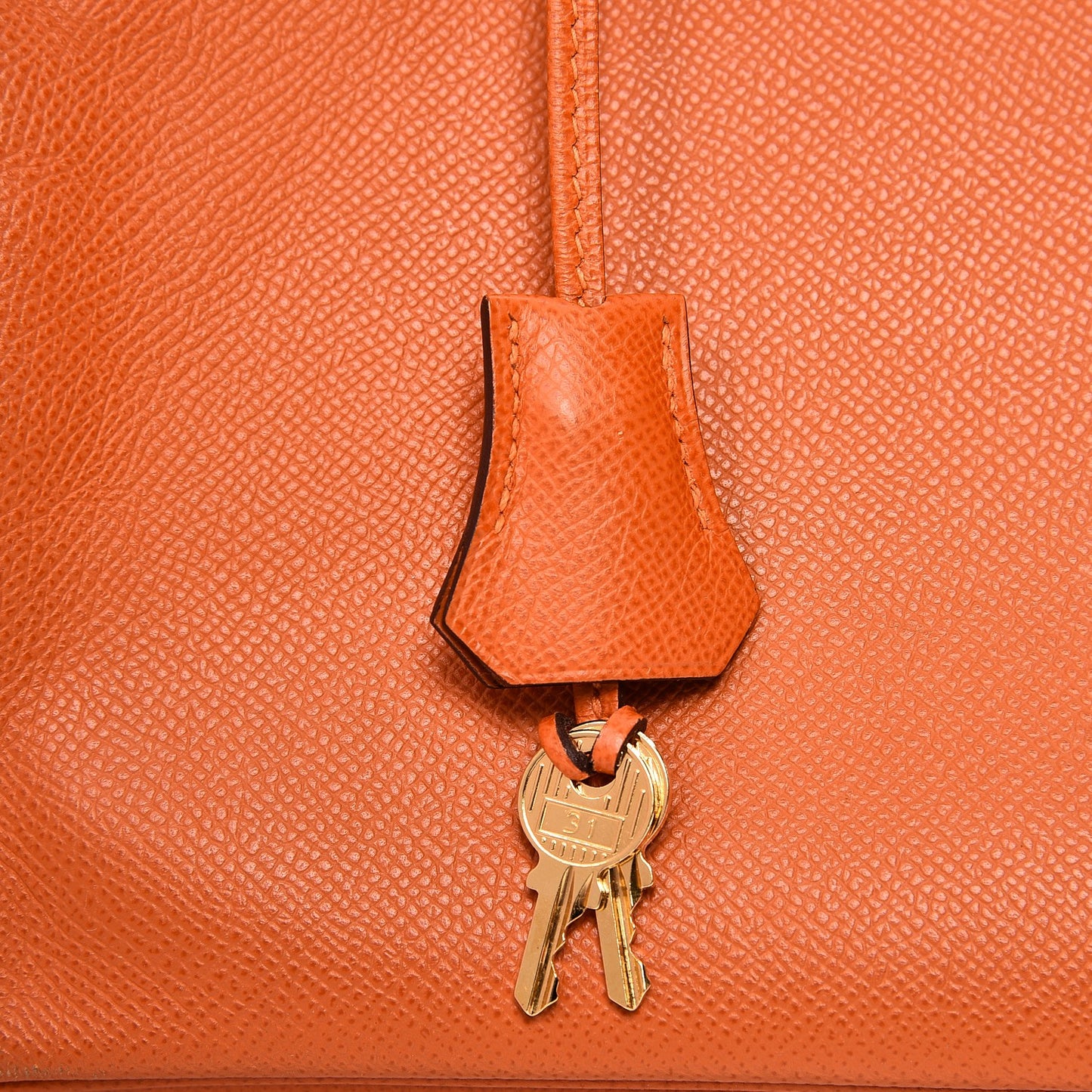 Epsom Birkin 30 Orange
