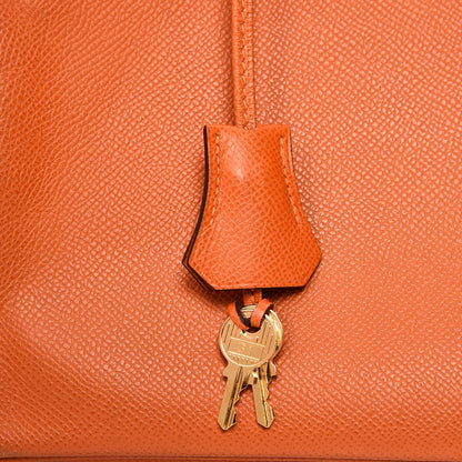 Hermes Epsom Birkin 30 Orange 28 of 41