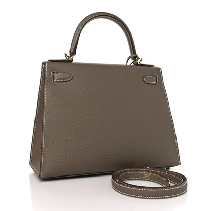 Hermes Epsom Kelly Sellier 28 Etoupe 3 of 10