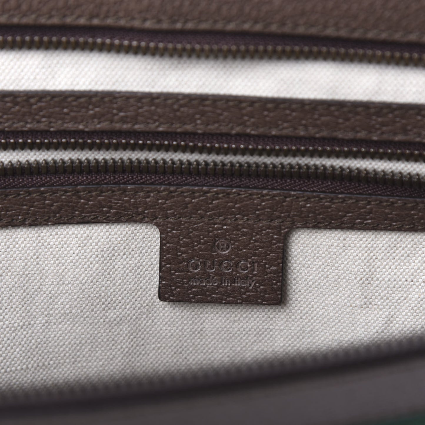 GG Supreme Monogram Textured Calfskin Web Ophidia Documents Holder Beige Ebony New Acero