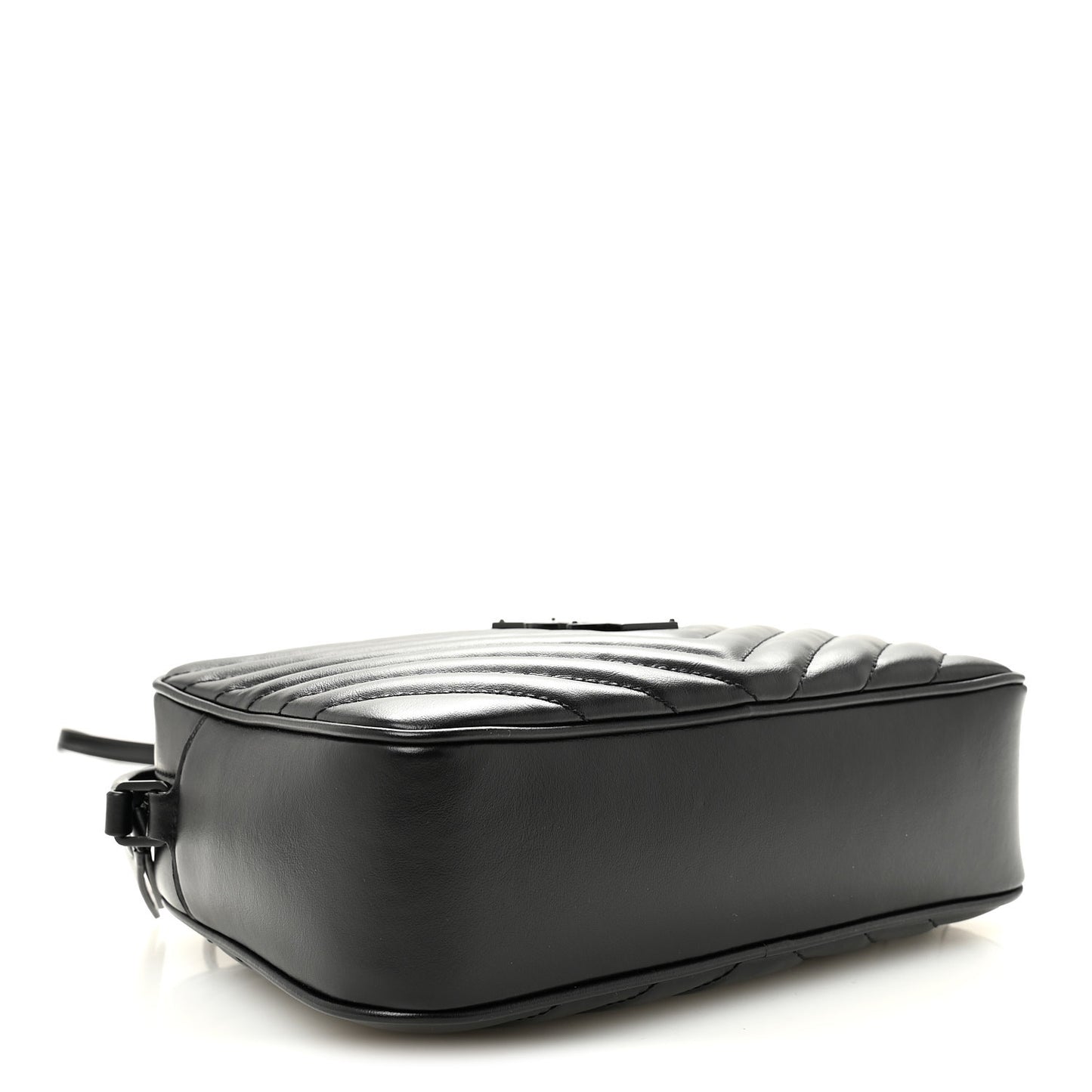 Calfskin Matelasse Monogram Monochrome Lou Camera Bag Black