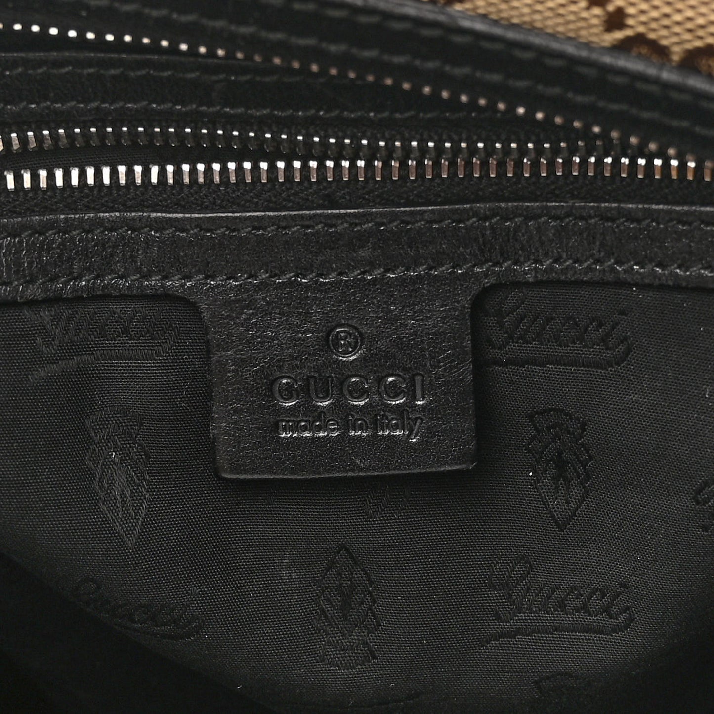 Monogram Large GG Twins Hobo Black